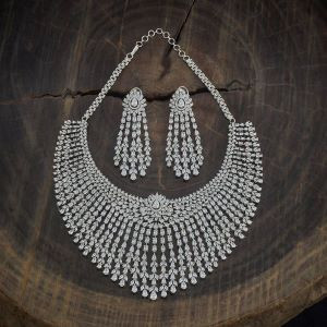 CZ Bridal Necklace